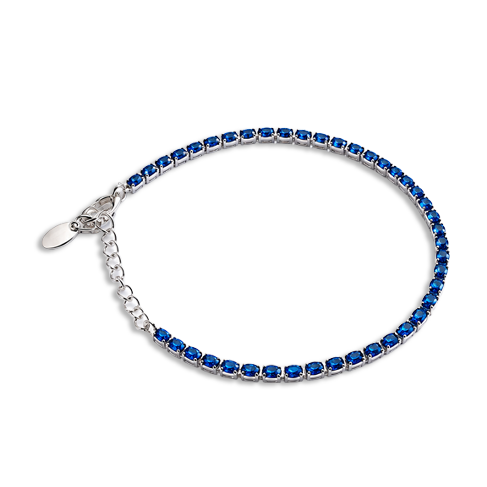 Pulseira Riviera Azul em Prata 925